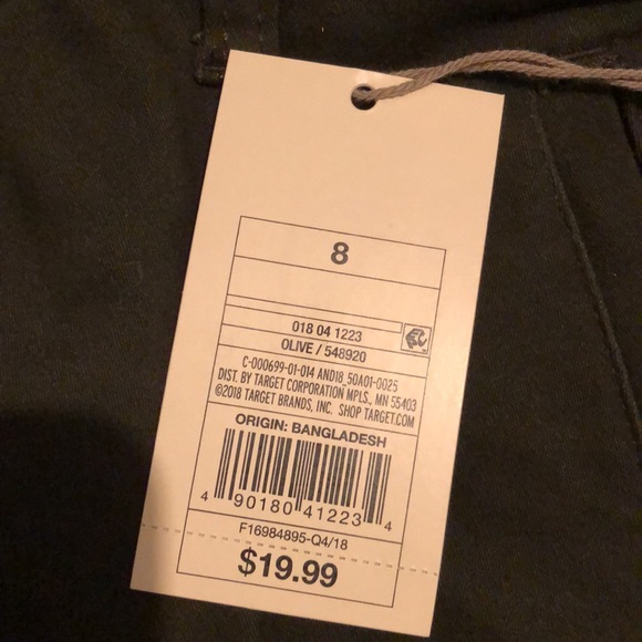 NWT women’s a new day olive green pants size 8 - Picture 6 of 6